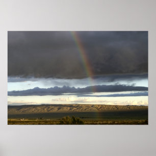 Wüste Rainbow Poster