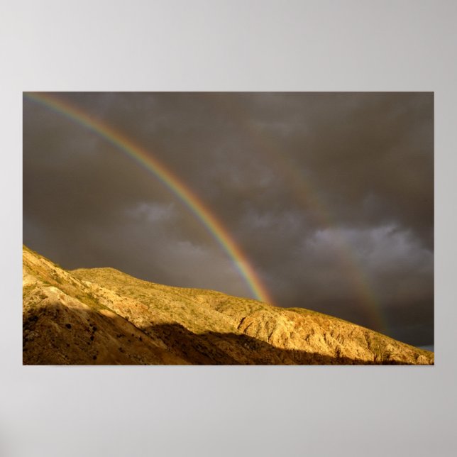 Wüste Rainbow Poster (Vorne)