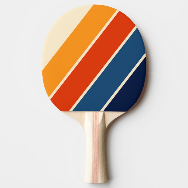 Wüste Retro Rainbow Bold Tischtennis Schläger (Vorderseite)