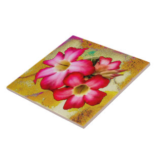 Wüste Rose Blume auf Sand Keramik Tile Fliese