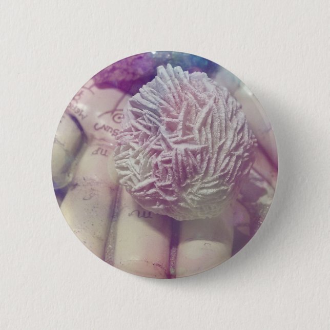 Wüste-Rose Button (Vorderseite)