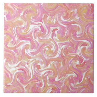 Wüste Rose Swirl Keramik Tile Fliese