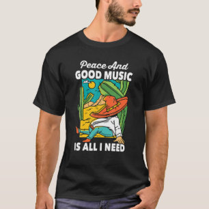 Wüste - Ruhe und gute Musik ist alles, was ich bra T-Shirt