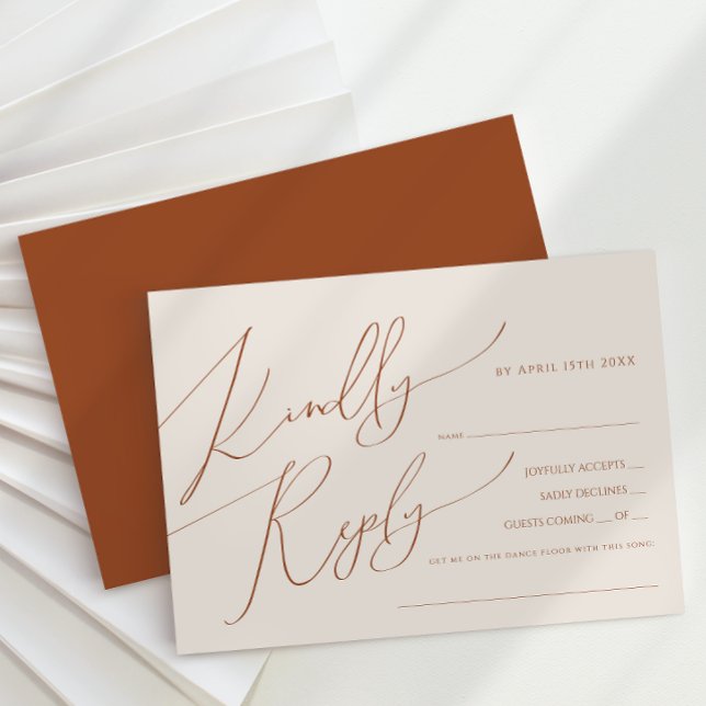Wüste | Rust Song Request RSVP Card Karte (Von Creator hochgeladen)