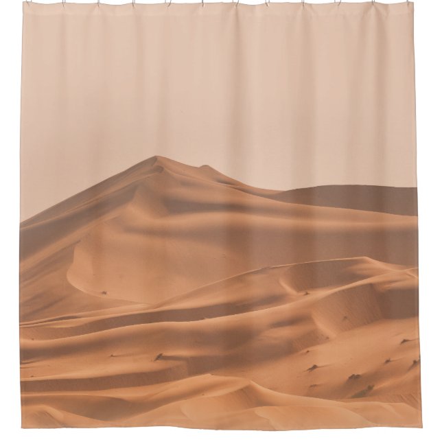 Wüste, Sanddüne Duschvorhang (Vorderseite)