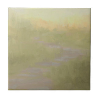 Wüste Sonnenaufgang Morgens Sagebrush Abstrakt Fliese