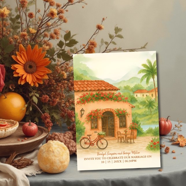 Wüste Südwestgolden Sunset Hochzeit in Urlaubsort Einladung (Von Creator hochgeladen)