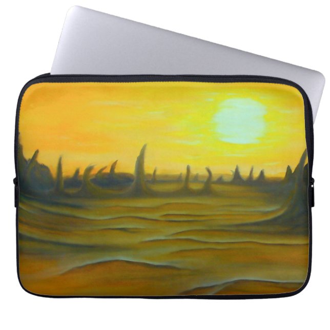 Wüste Sun Laptop Sleeve (Vorderseite)