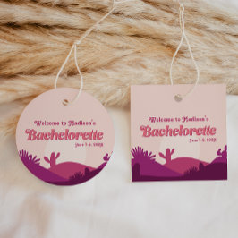 Wüste Sunset Bachelorette Palm Springs Liebesmarke Geschenkanhänger