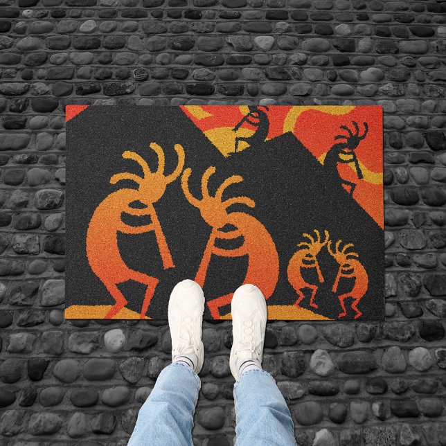 Wüste Sunset Kokopelli Südwestdesign Fußmatte (Von Creator hochgeladen)