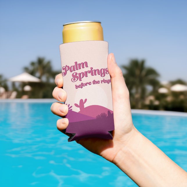 Wüste Sunset Palm Springs Bachelorette Seltzer Ca Selters Dosenkühler (In Situ Pool)