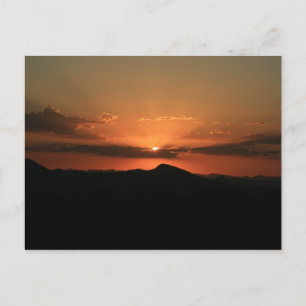 Wüste Sunset Postkarte