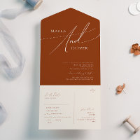 Wüste | Terracotta Lässiges Siegel und Senden