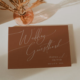 Wüste | Terracotta Wedding Guestbook Gästebuch