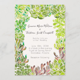 Wüste Themed Wedding individuell anpassbare Einlad Einladung