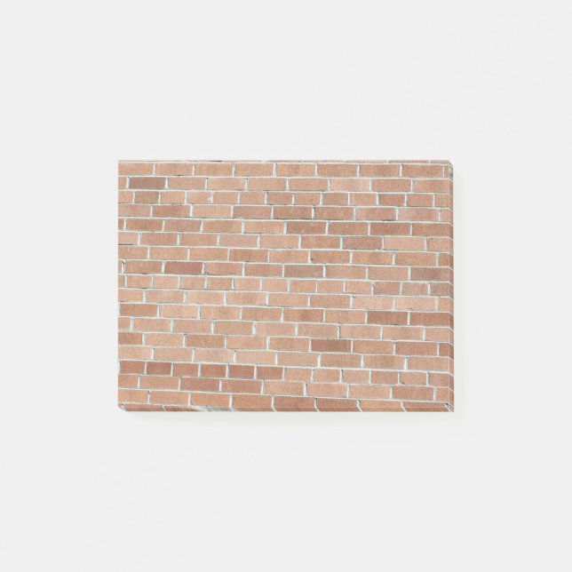 Wüste Tones Brick Wall Post-it Klebezettel (Vorderseite)
