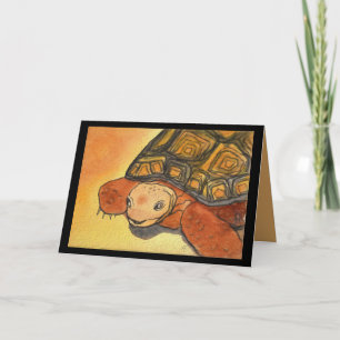 Wüste Tortoise Blank Grußkarte Karte