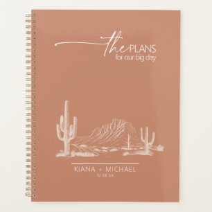 Wüste Vibes Landscape Wedding Terra Cotta ID1019 Planer