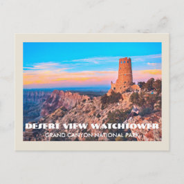 Wüste View Watchtower Grand Canyon Nationalpark Postkarte