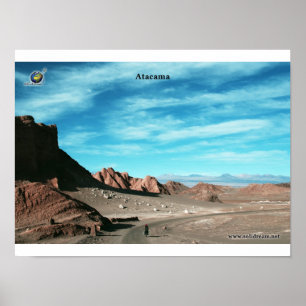 Wüste von Atacama Poster