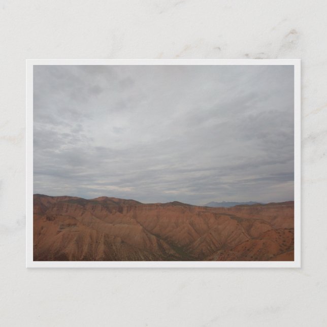 Wüste von Gorafe (Spanien) Postkarte (Vorderseite)