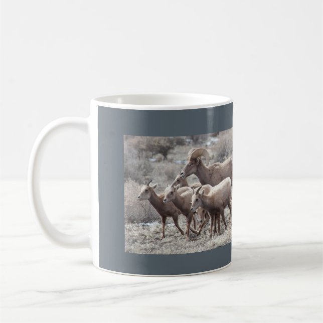 Wüstebighorn-Schaf-Foto-Tasse Kaffeetasse (Links)