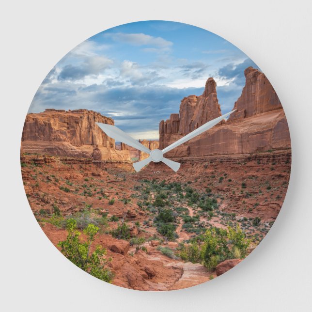 Wüsten | Arches National Park, Utah Große Wanduhr (Vorderseite)