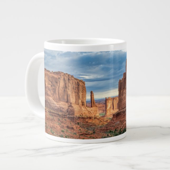 Wüsten | Arches National Park, Utah Jumbo-Tasse (Vorderseite Links)