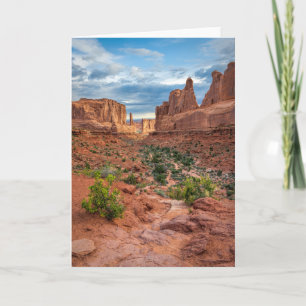 Wüsten Arches National Park, Utah Karte