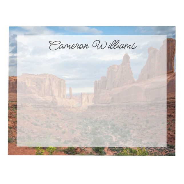 Wüsten | Arches National Park, Utah Notizblock (Vorderseite)