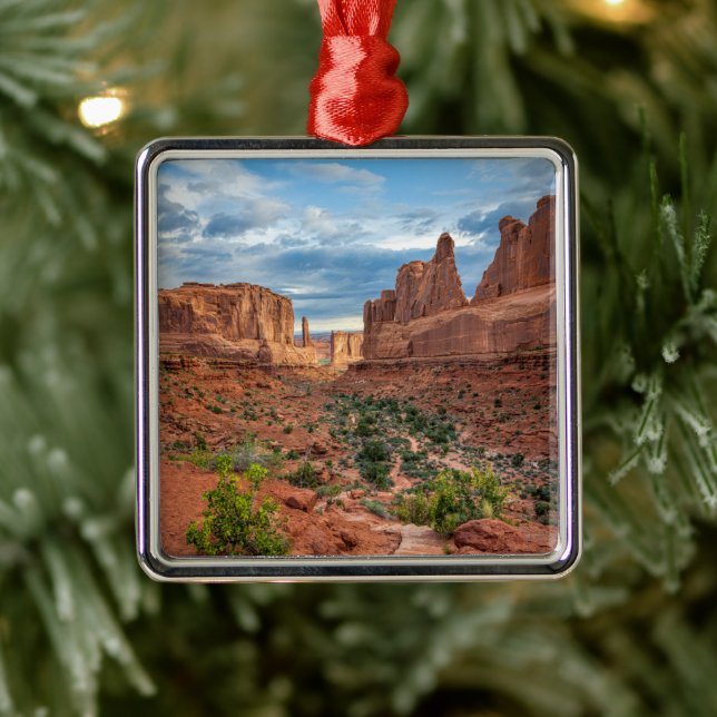 Wüsten | Arches National Park, Utah Ornament Aus Metall (Baum)
