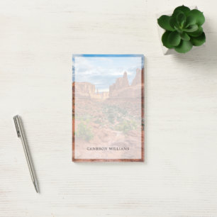 Wüsten Arches National Park, Utah Post-it Klebezettel