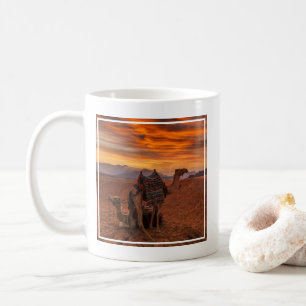 Wüsten   Bactrian Camel Egypt Sand Dune Kaffeetasse