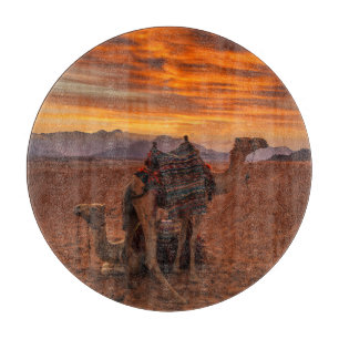 Wüsten   Bactrian Camel Egypt Sand Dune Schneidebrett