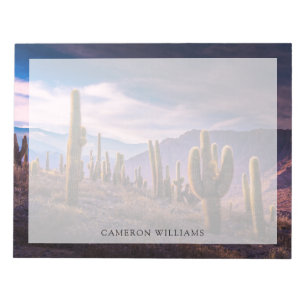 Wüsten   Cactus Landscape Argentinien Notizblock