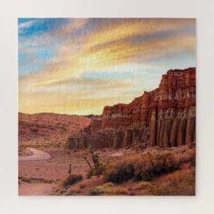 Wüsten-Canyons-Puzzle Südwest-Sonnenuntergangs-K