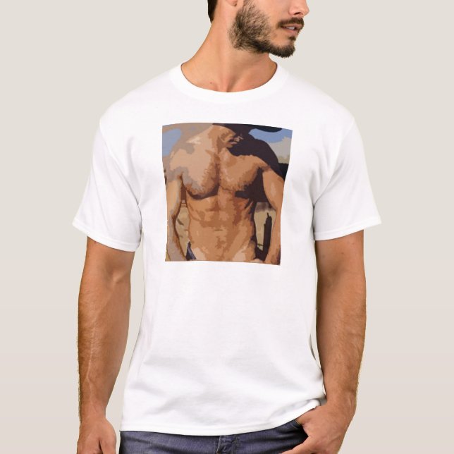Wüsten-Cowboy T-Shirt (Vorderseite)