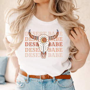 Wüsten-Cowgirl letztes Rodeo Baby T-Shirt