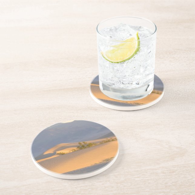 Wüsten-Dämmerung Sandstein Untersetzer (Seite)