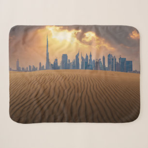 Wüsten   Dubais Skyline View von Sand Dune Sherpadecke