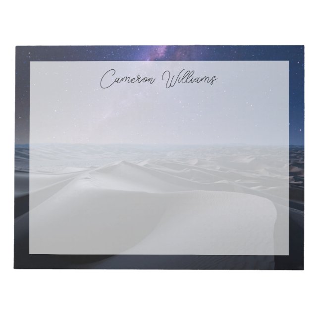 Wüsten | Empire Quarter Desert Abu Dhabi Notizblock (Vorderseite)