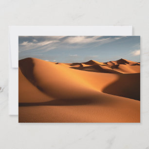 Wüsten Erg Chebbi Dunes Marokko Dankeskarte