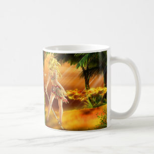 Wüsten-Flammen-Tasse Kaffeetasse