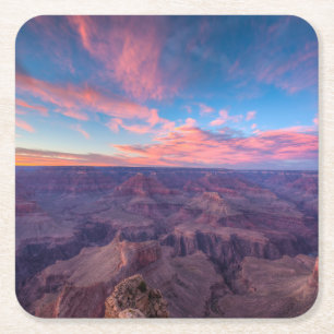 Wüsten Hopi Point Grand Canyon Arizona Rechteckiger Pappuntersetzer