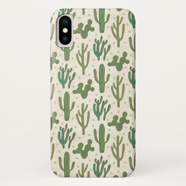 Wüsten-Kaktus-Muster SüdwestGeo-Schritt-| Case-Mate iPhone Hülle (Rückseite)