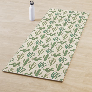Wüsten-Kaktus-Muster SüdwestGeo-Schritt-  Yogamatte