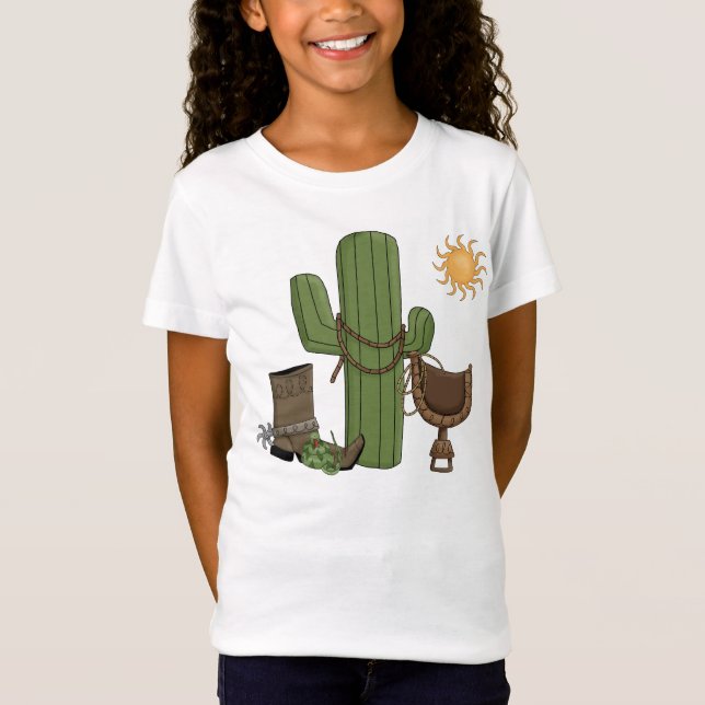 Wüsten-Klapperschlangen-Cowboy-Erholungs-Halt T-Shirt (Vorderseite)