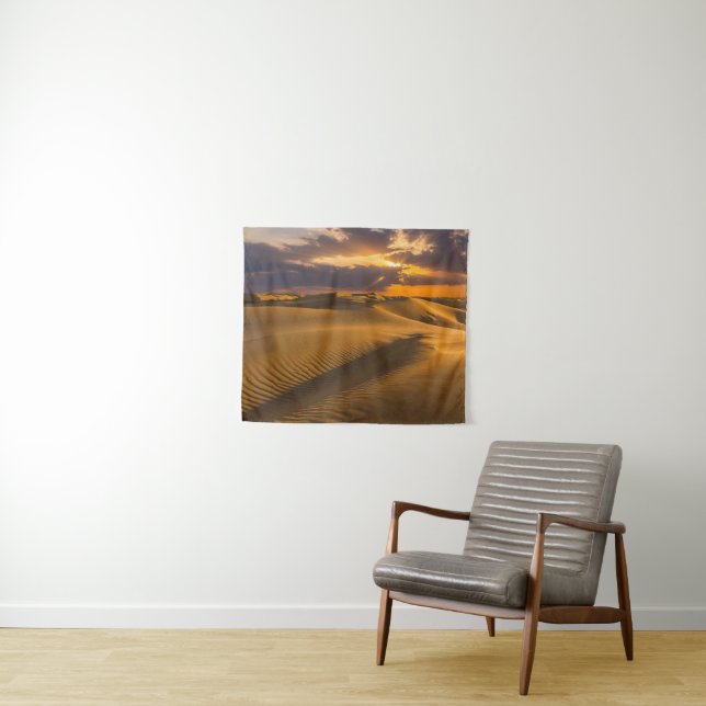 Wüsten | Landschaft der Sanddünen Wandteppich (Beispiel (Horizontal))