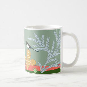 Wüsten-Leben: Elster-Tassenkunst Kaffeetasse