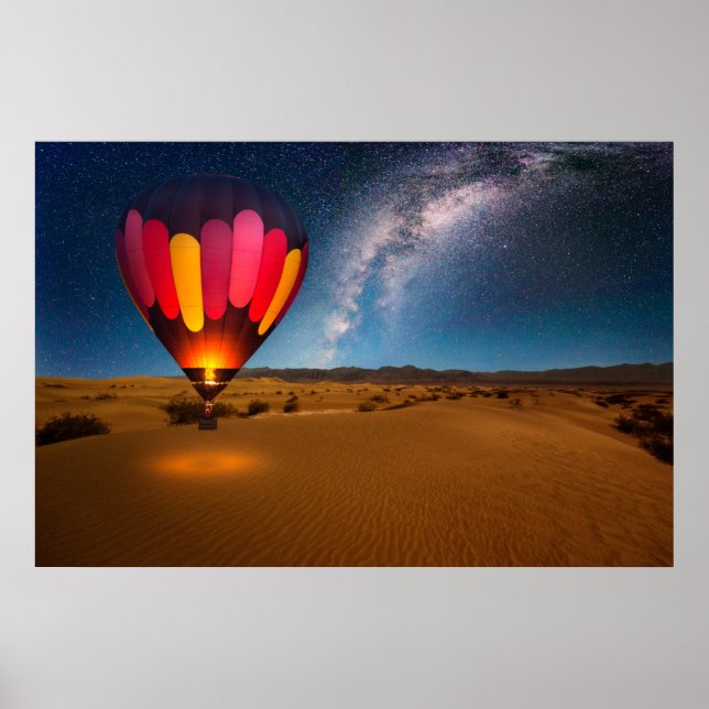 Wüsten | Mesziemlich Dunes Death Valley Poster (Vorne)